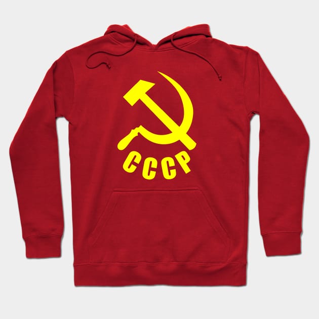 CCCP Hammer and sickle Hoodie by BigTime